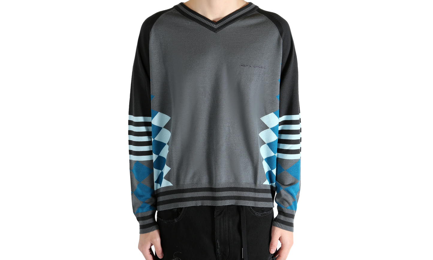 Laricoid Knit Jumper "Kiko Kostadinov - Anchor Grey / Sky" 2203A323 023