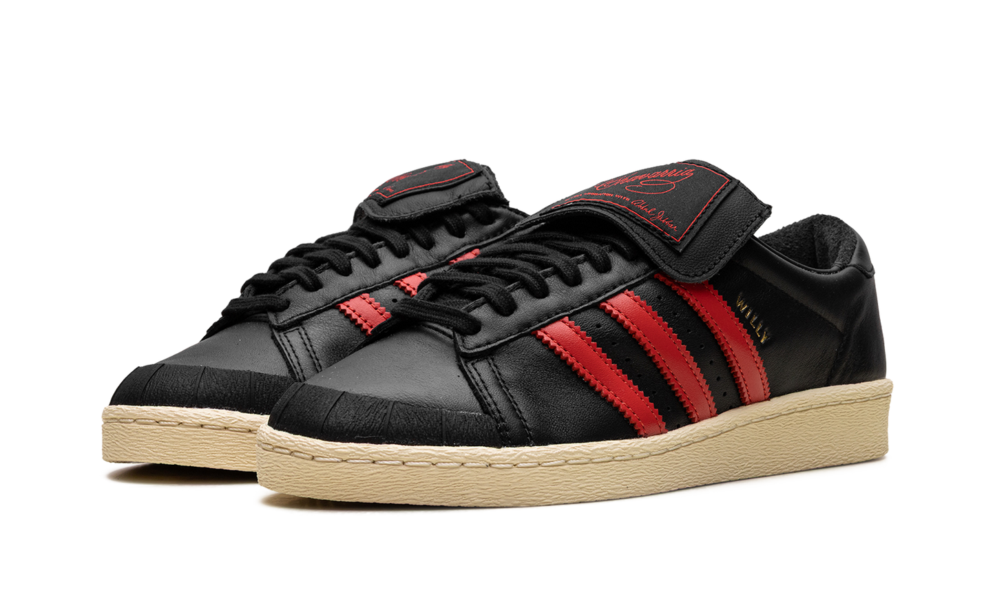 Adidas X Willy Chavarria Jabbar Low "Black/Red" JP6111