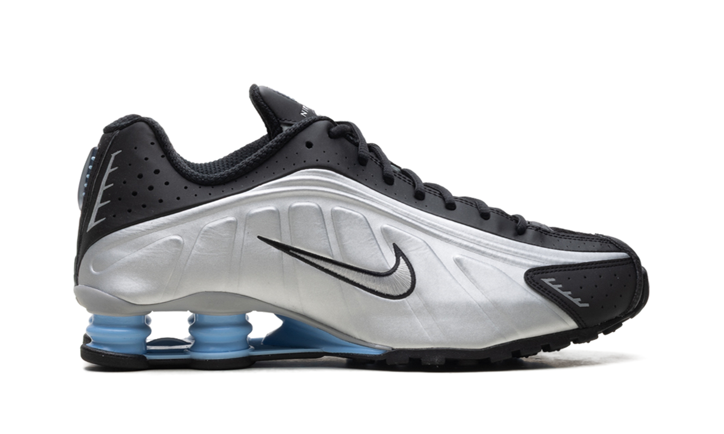 Shox R4 "Metallic Silver Black Psychic Blue" HQ1988 004