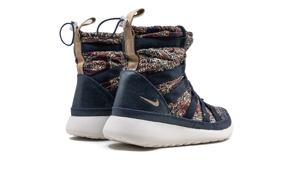 Roshe Run Hi Sneakerboot QS WMNS "Liberty of London Armory Navy" 633519 402