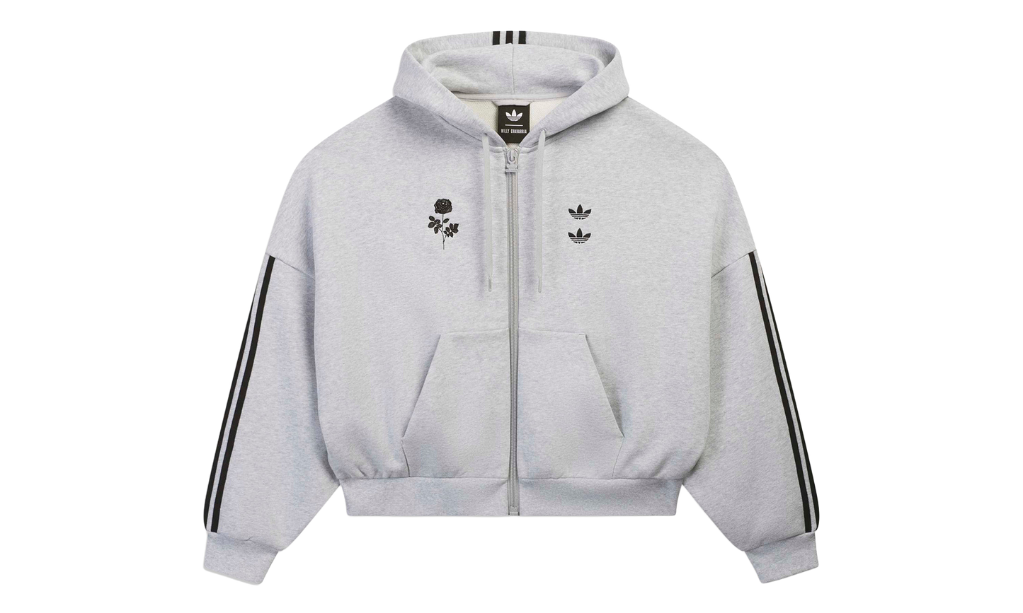 Full Zip Logo Hoodie "Willy Chavarria - Grey" KV2250