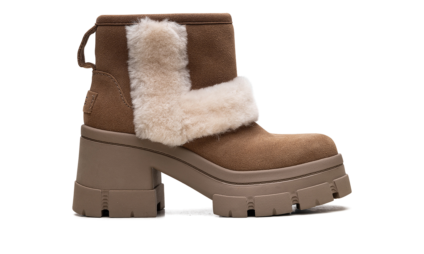 Brooklyn Sunburst Heeled Boot "Chestnut" 1145710 CHE