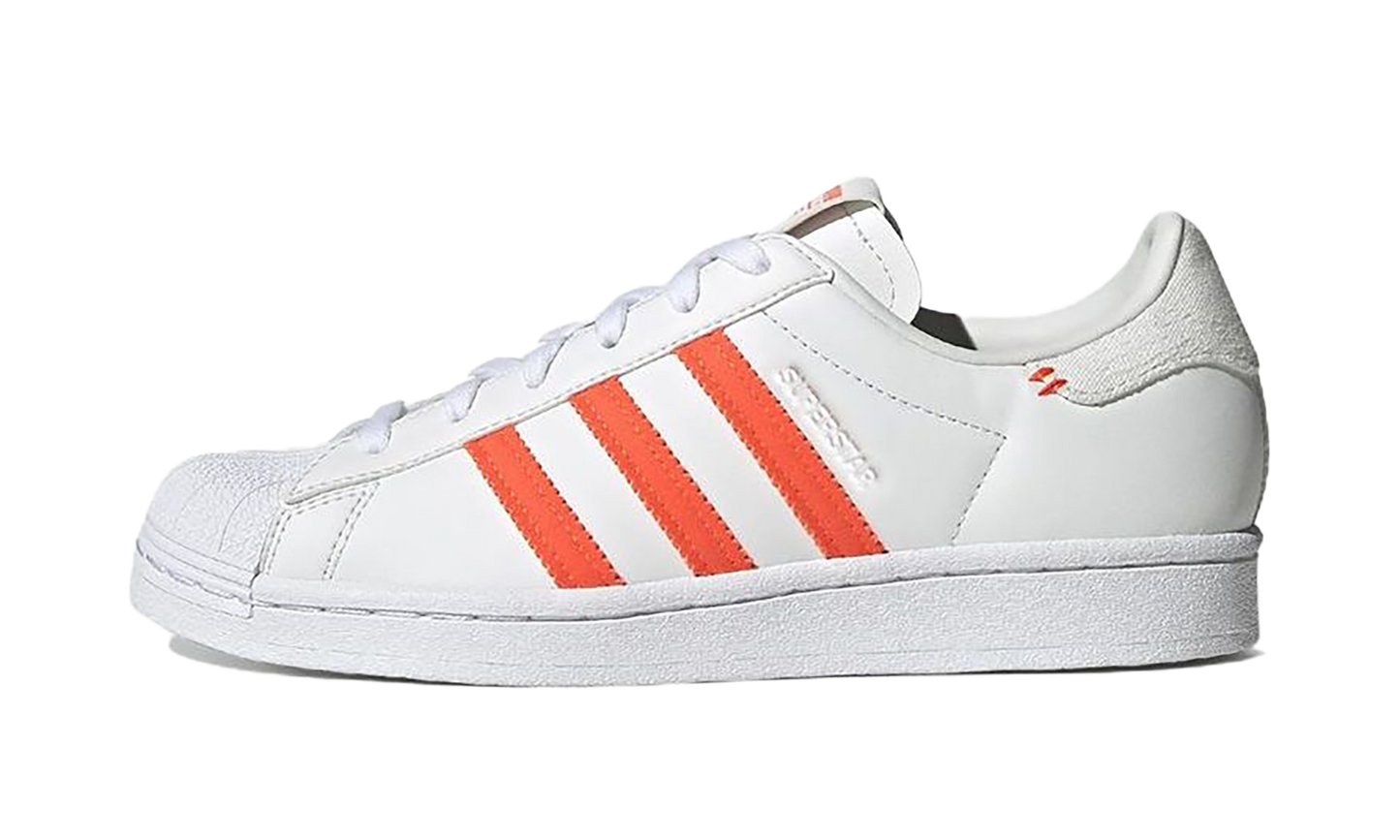 SUPERSTAR WMNS "White Orange" GZ3451
