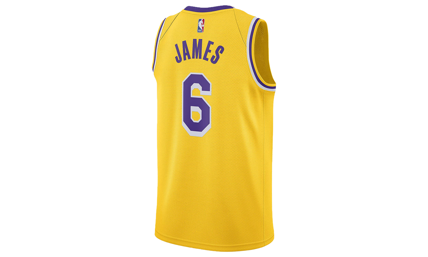 LA LAKERS LEBRON JAMES #6 ICON SWINGMAN JERSEY "Yellow" CW3669 738