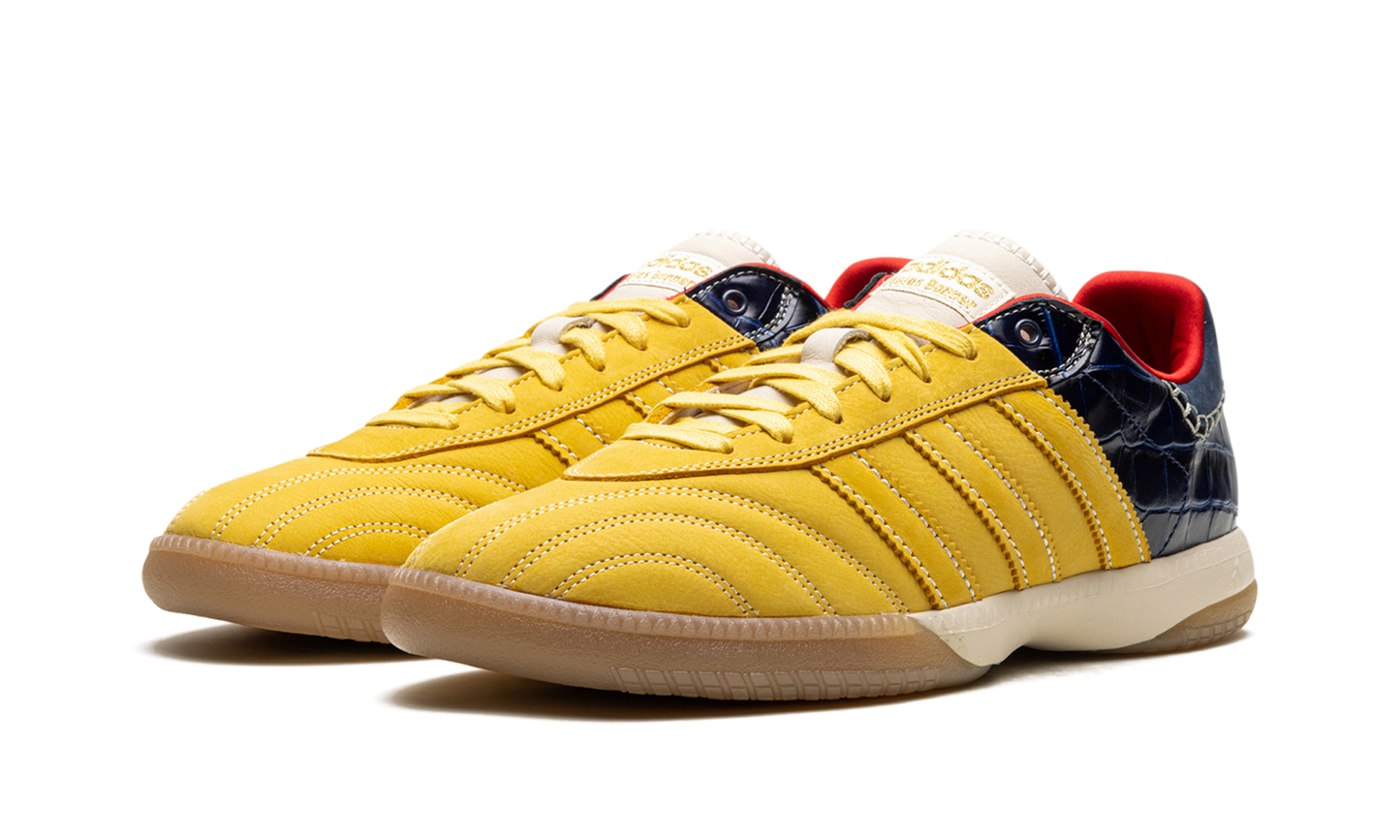 Samba Millenium "Wales Bonner - Fade Gold / Navy Croc" IH8407